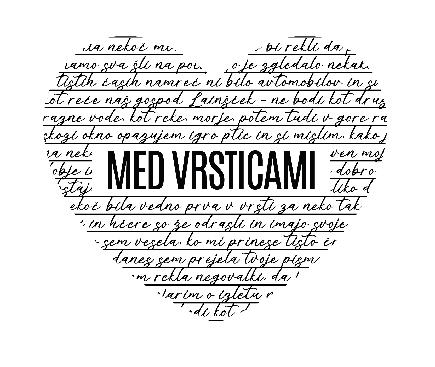 Med vrsticami